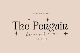 Пример шрифта The Penguin #1